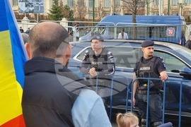 Румъния - Букурещ - привърженици на Калин Джорджеску