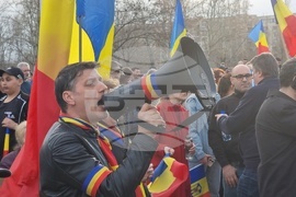 Румъния - Букурещ - привърженици на Калин Джорджеску