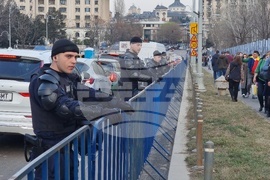 Румъния - Букурещ - привърженици на Калин Джорджеску