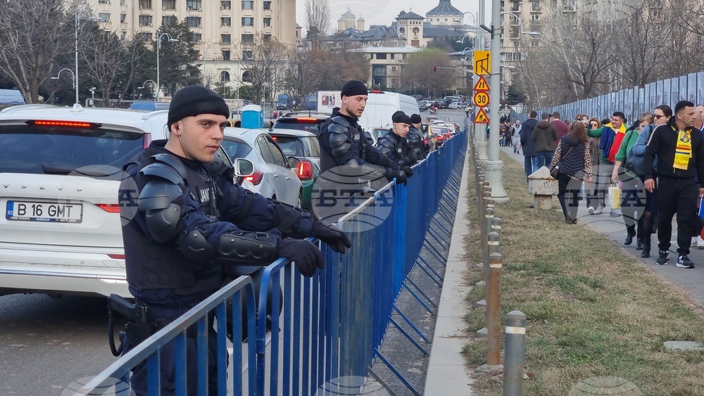 Румъния - Букурещ - привърженици на Калин Джорджеску