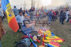 Румъния - Букурещ - привърженици на Калин Джорджеску