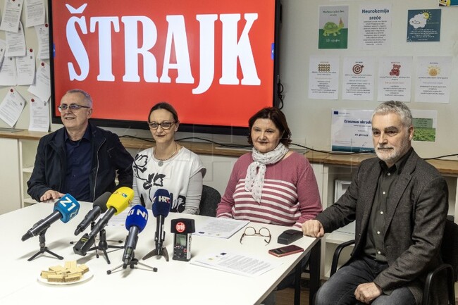 ХИНА: Синдикати от сферата на образованието на Хърватия обявиха еднодневна стачка между 17 и 21 март