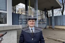 Комисар Мария Ботева - акция "Колани" - брифинг