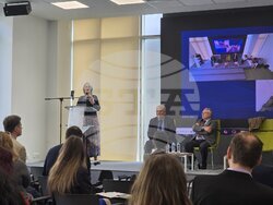 Първият у нас "бавен хекатон" за противодействие на дезинформацията беше представен в Института GATE. Снимка: Иван Долев/БТА