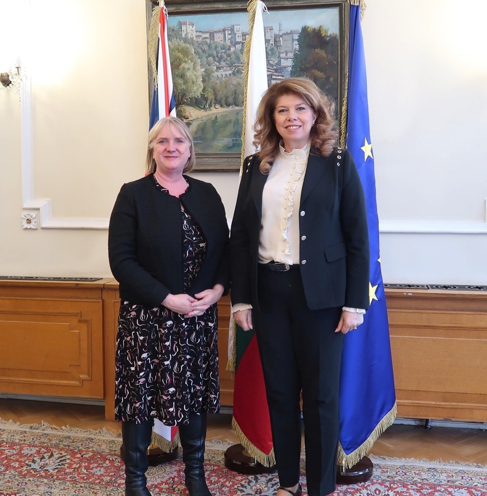Vice President Iotova Meets London's Statutory Deputy Mayor McCartney