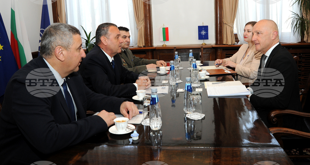 Deputy Defence Minister Iliev Confers with NATO Assistant Secretary General Carlo Borghini