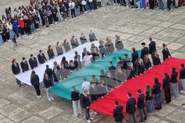 Хасково - Военно окръжие - Езикова гимназия - флашмоб