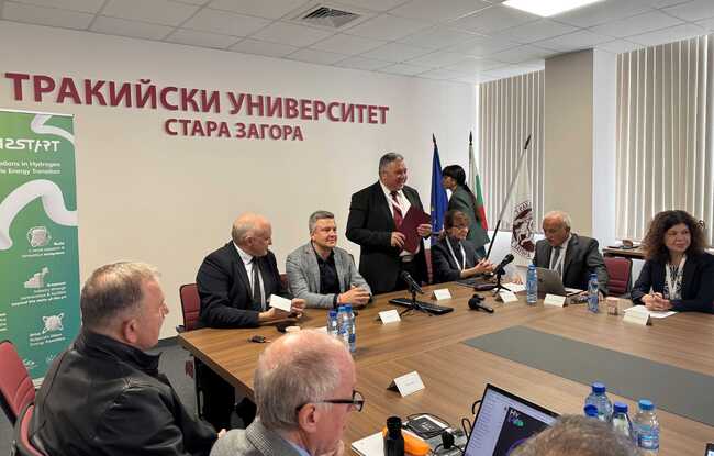 ОА Стара Загора: В подкрепа на водородните иновации: областният управител Методи Марков присъства на откриването на проекта H2START 