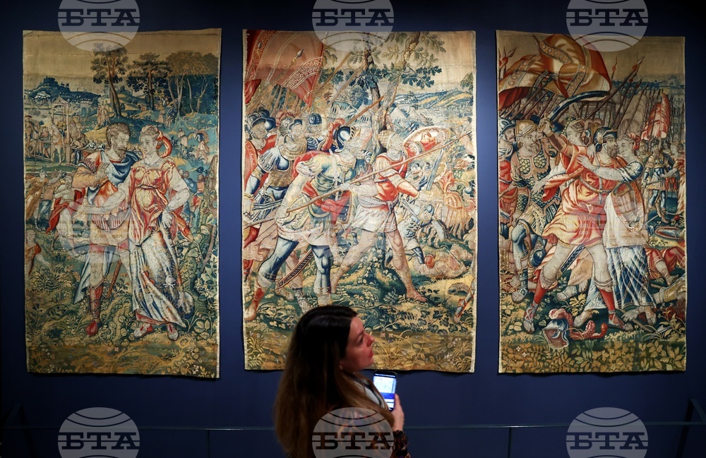Националната галерия показа колекцията си от западноевропейски гоблени в изложба в "Квадрат 500"