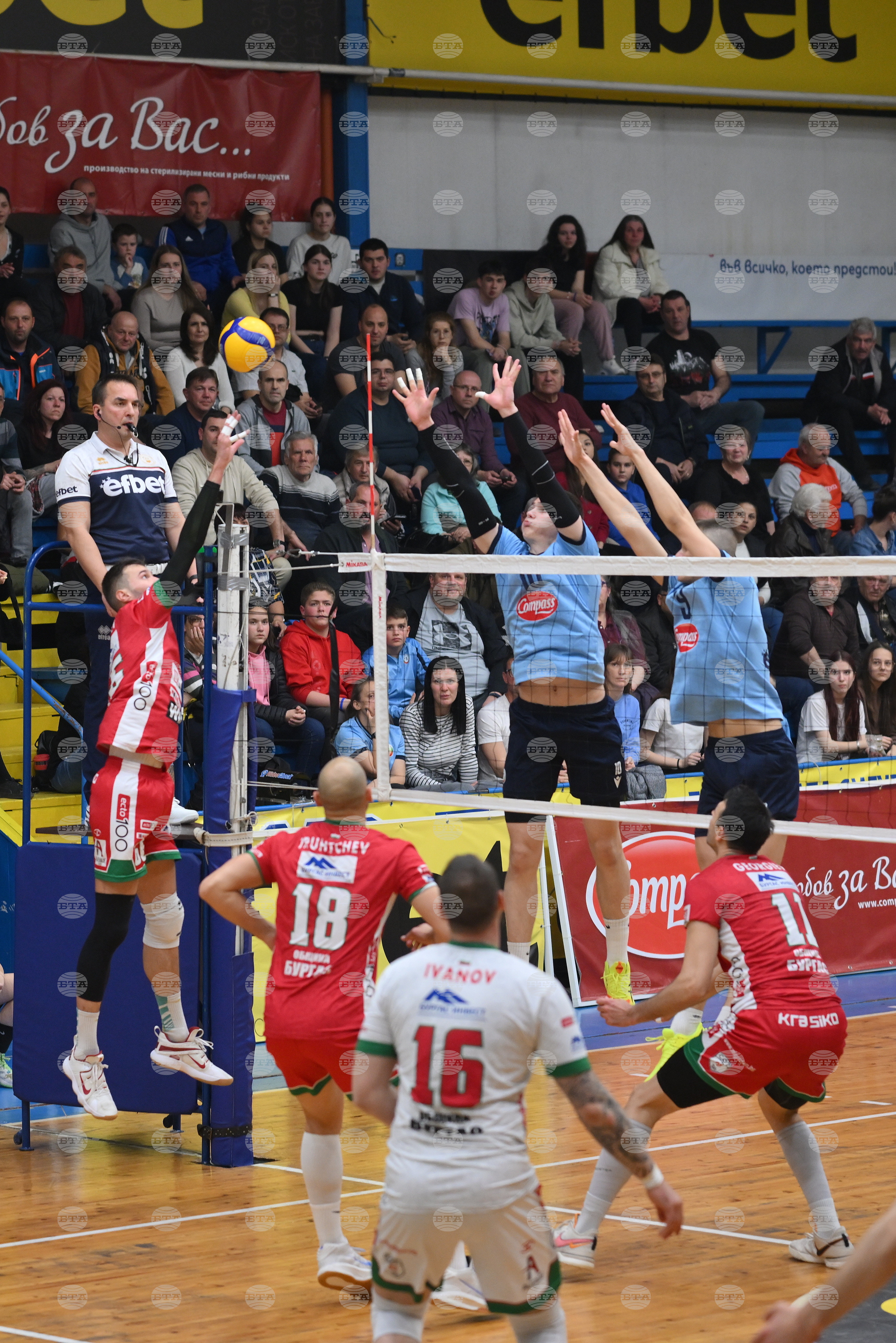 Монтана - Волейбол - "Монтана" - "Нефтохимик"