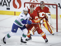 Canucks Flames Hockey