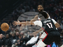 Knicks Trail Blazers Basketball