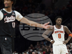 Knicks Trail Blazers Basketball