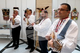 Народно събрание - кукерски маски - изложба