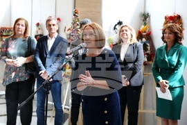 Народно събрание - кукерски маски - изложба