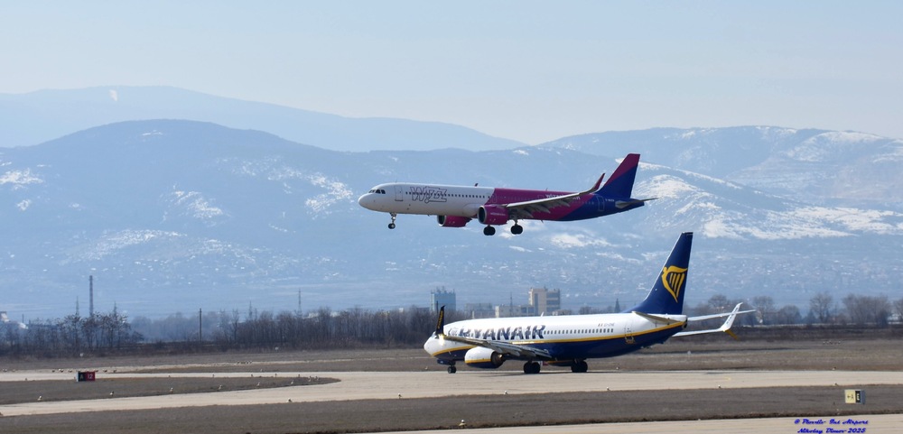 От Летище Пловдив се изпълняват 15 полета на седмица до 5 дестинации 