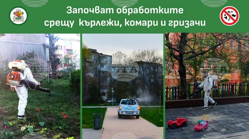 Столична община започва по-рано обработките срещу кърлежи, комари и гризачи