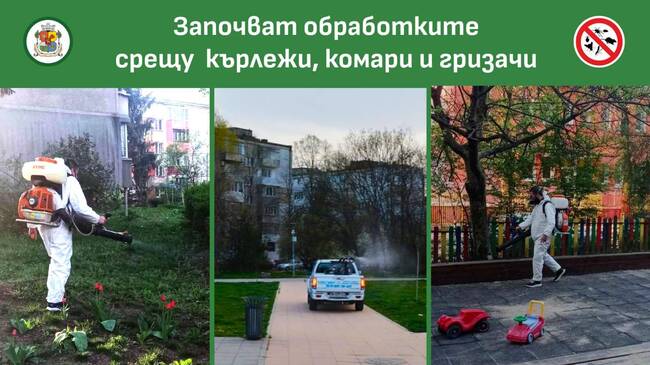 Столична община започва по-рано обработките срещу кърлежи, комари и гризачи
