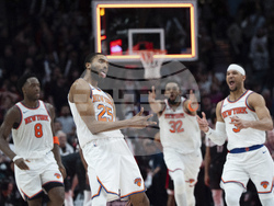 APTOPIX Knicks Trail Blazers Basketball
