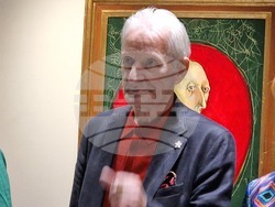 Откриване на изложбата „От ателието“ на Емил Стойчев в столичната галерия „Академия“. На снимката: Емил Стойчев. Снимка: Ваня Сухарова/БТА