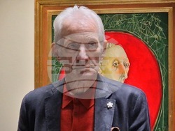 Откриване на изложбата „От ателието“ на Емил Стойчев в столичната галерия „Академия“. На снимката: Емил Стойчев. Снимка: Ваня Сухарова/БТА