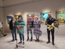 Откриване на изложбата „От ателието“ на Емил Стойчев в столичната галерия „Академия“. Снимка: Ваня Сухарова/БТА