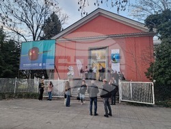 Откриване на изложбата „От ателието“ на Емил Стойчев в столичната галерия „Академия“. Снимка: Ваня Сухарова/БТА