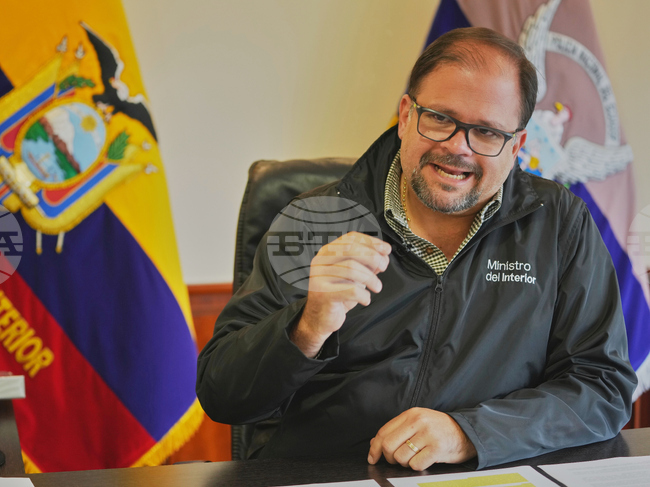 САЩ ще поискат екстрадицията на ръководител на еквадорска банда за трафик на наркотици от Испания, заяви еквадорският вътрешен министър