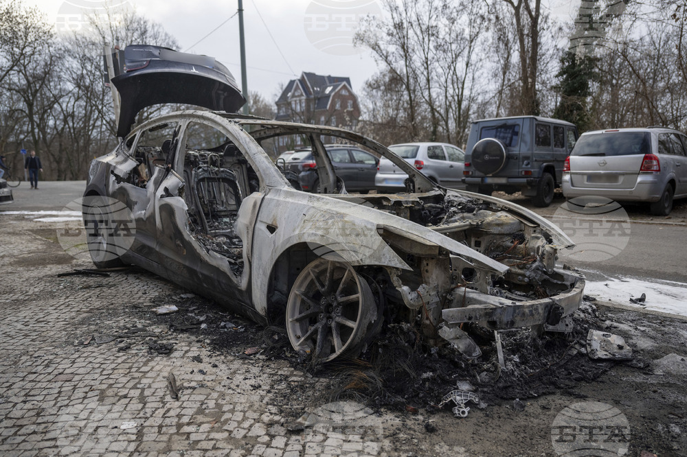 Germany Burnt Tesla