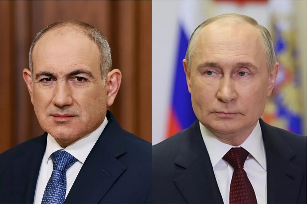 АРМЕНПРЕС: Арменският премиер Никол Пашинян разговаря по телефона с Владимир Путин