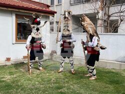 Турция - Одрин - българско неделно училище - кукерски обичай