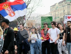 Сърбия - Белград - протест