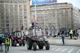 Сърбия - Белград - протест