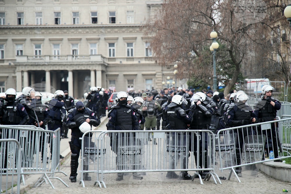 Сърбия - Белград - протест