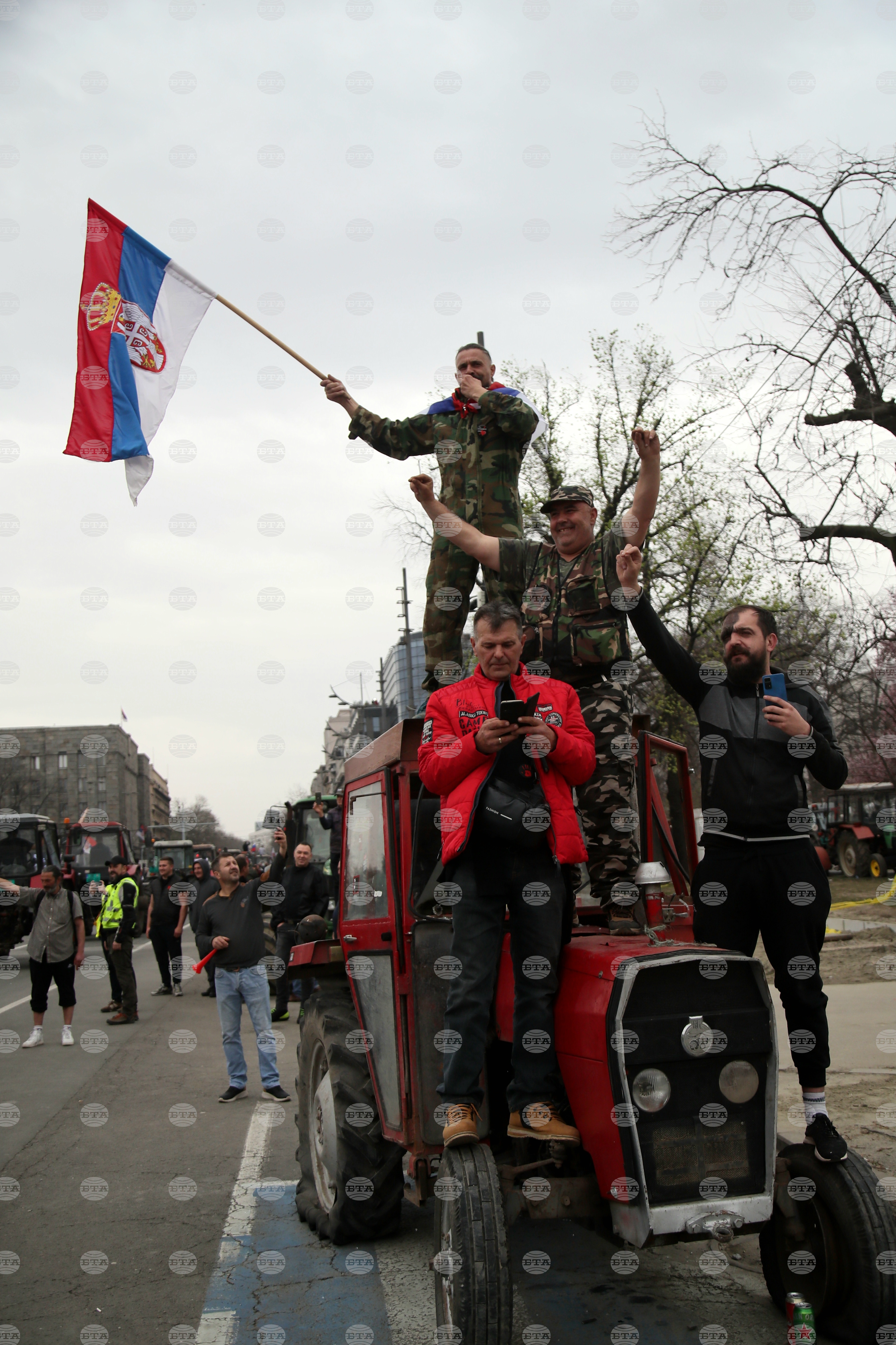 Сърбия - Белград - протест