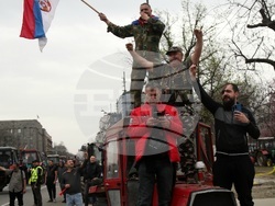 Сърбия - Белград - протест
