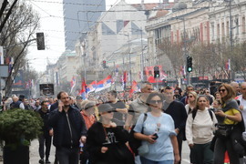 Сърбия - Белград - протест