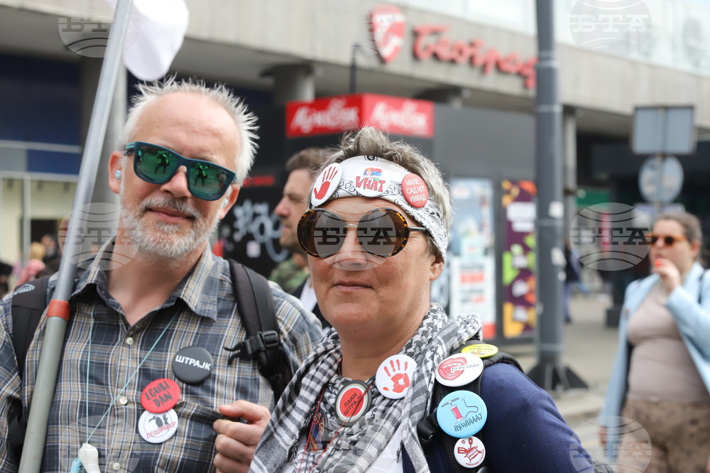 Сърбия - Белград - протест