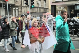 Сърбия - Белград - протест