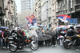 Сърбия - Белград - протест
