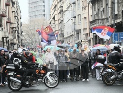 Сърбия - Белград - протест