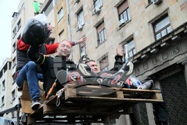 Сърбия - Белград - протест