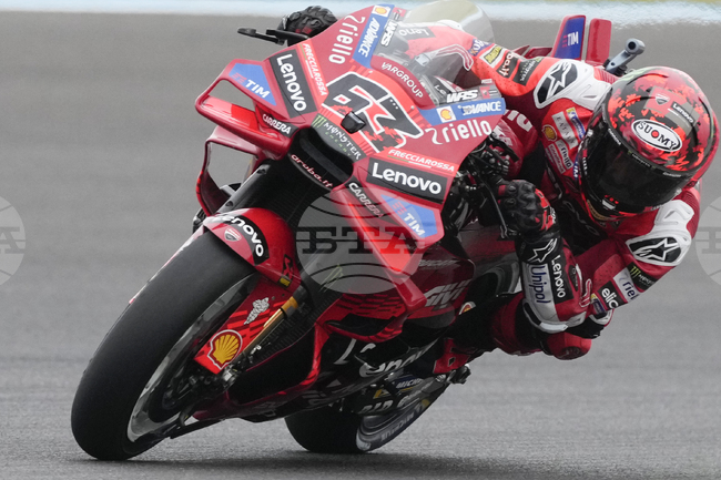 Италианският пилот на Дукати Франческо Баная спечели Гран При на САЩ в MotoGP