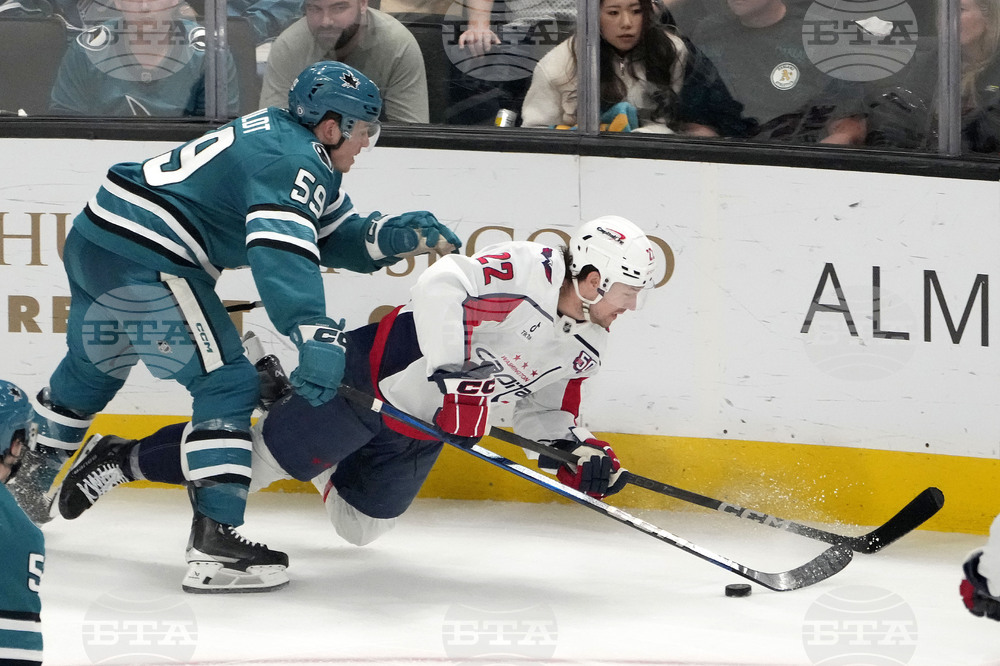 Вашингтон спечели гостуването си на Сан Хосе с вратаря Александър Георгиев в Националната хокейна лига