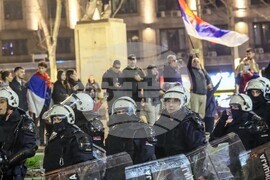 Сърбия - Белград - протест