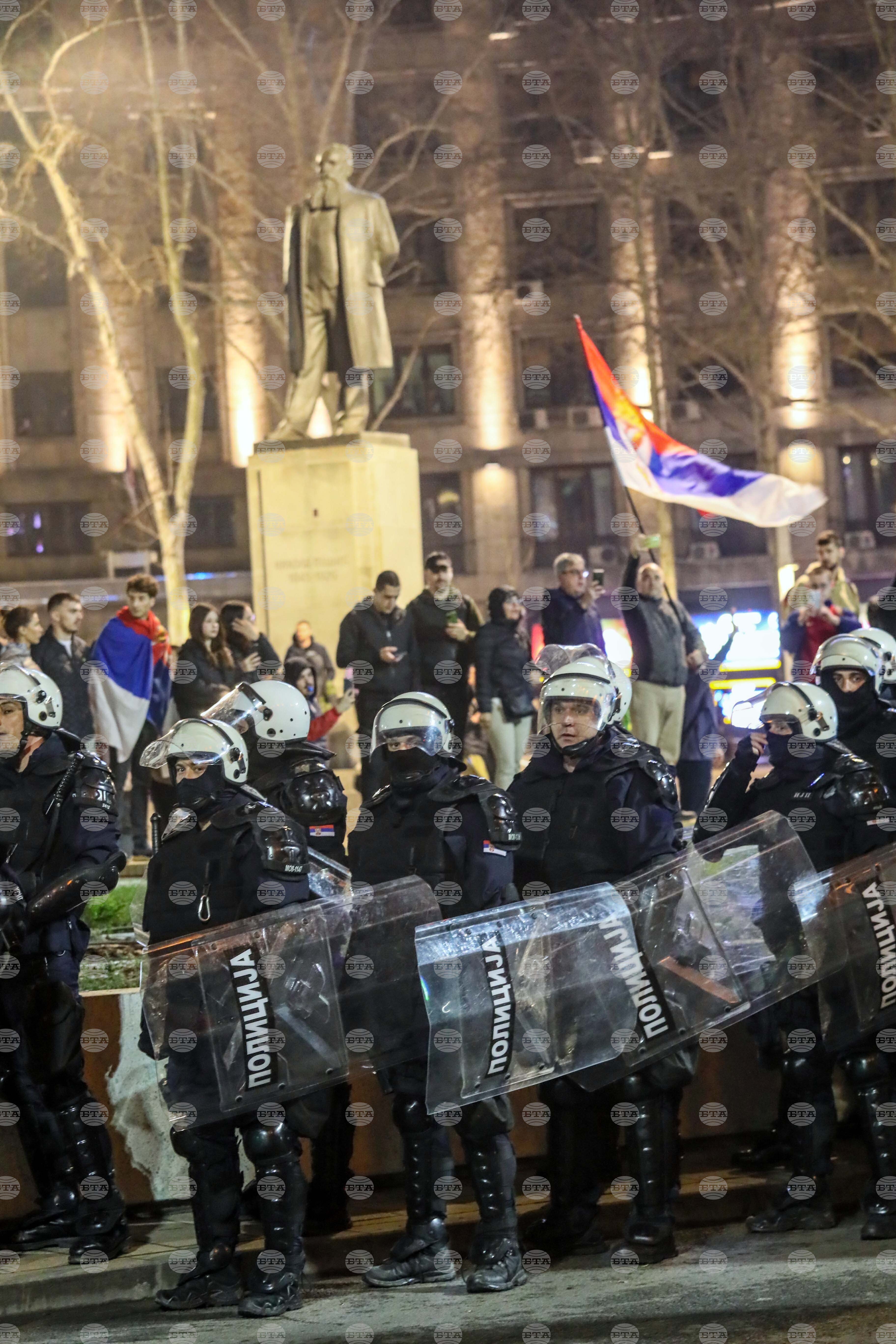Сърбия - Белград - протест