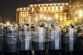 Сърбия - Белград - протест