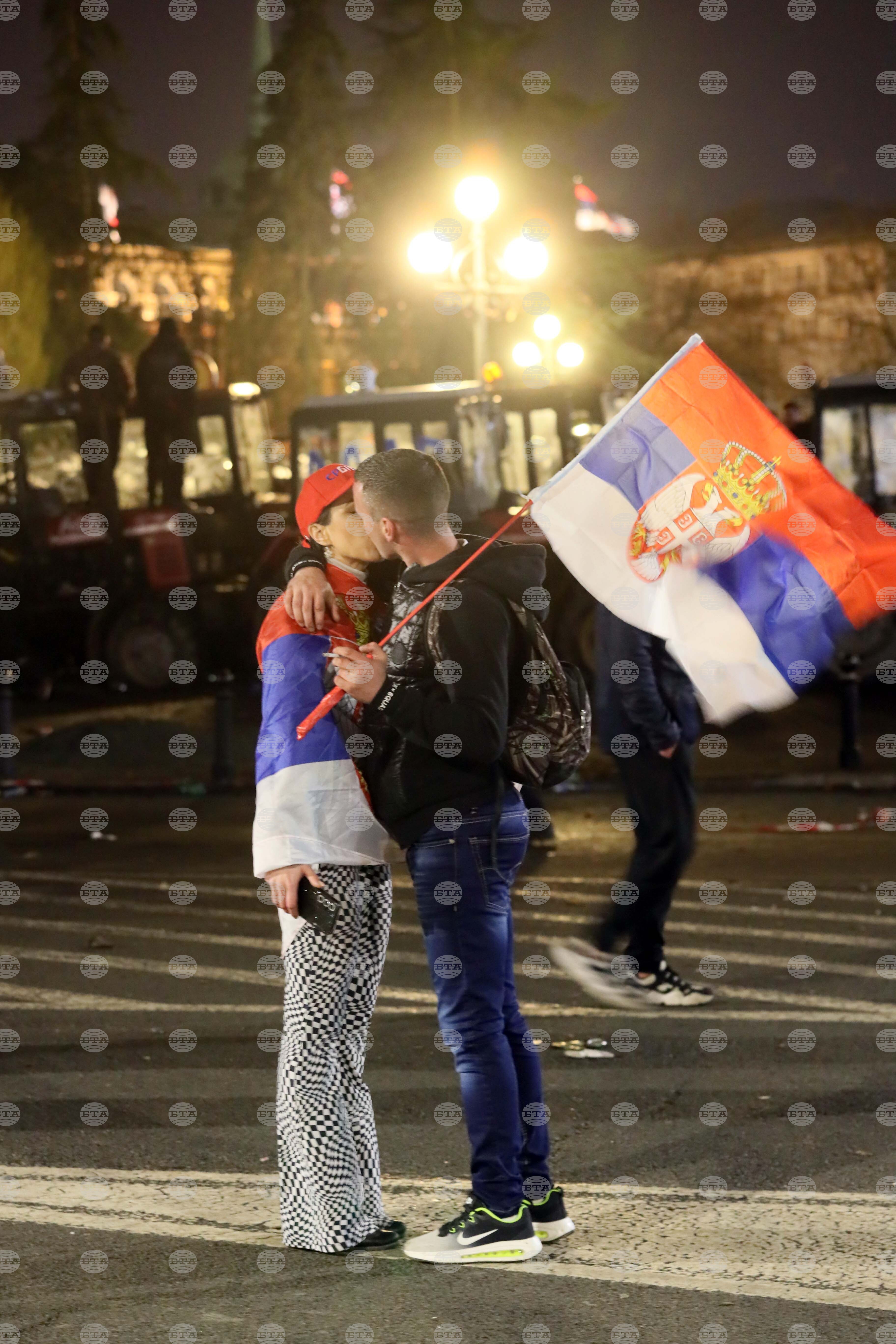 Сърбия - Белград - протест