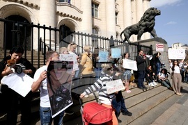Протест срещу насилието над животни