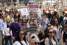 Протест срещу насилието над животни - шествие